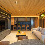 Teto Vinílico Linha Wood Teca Bege| Teto vinílico